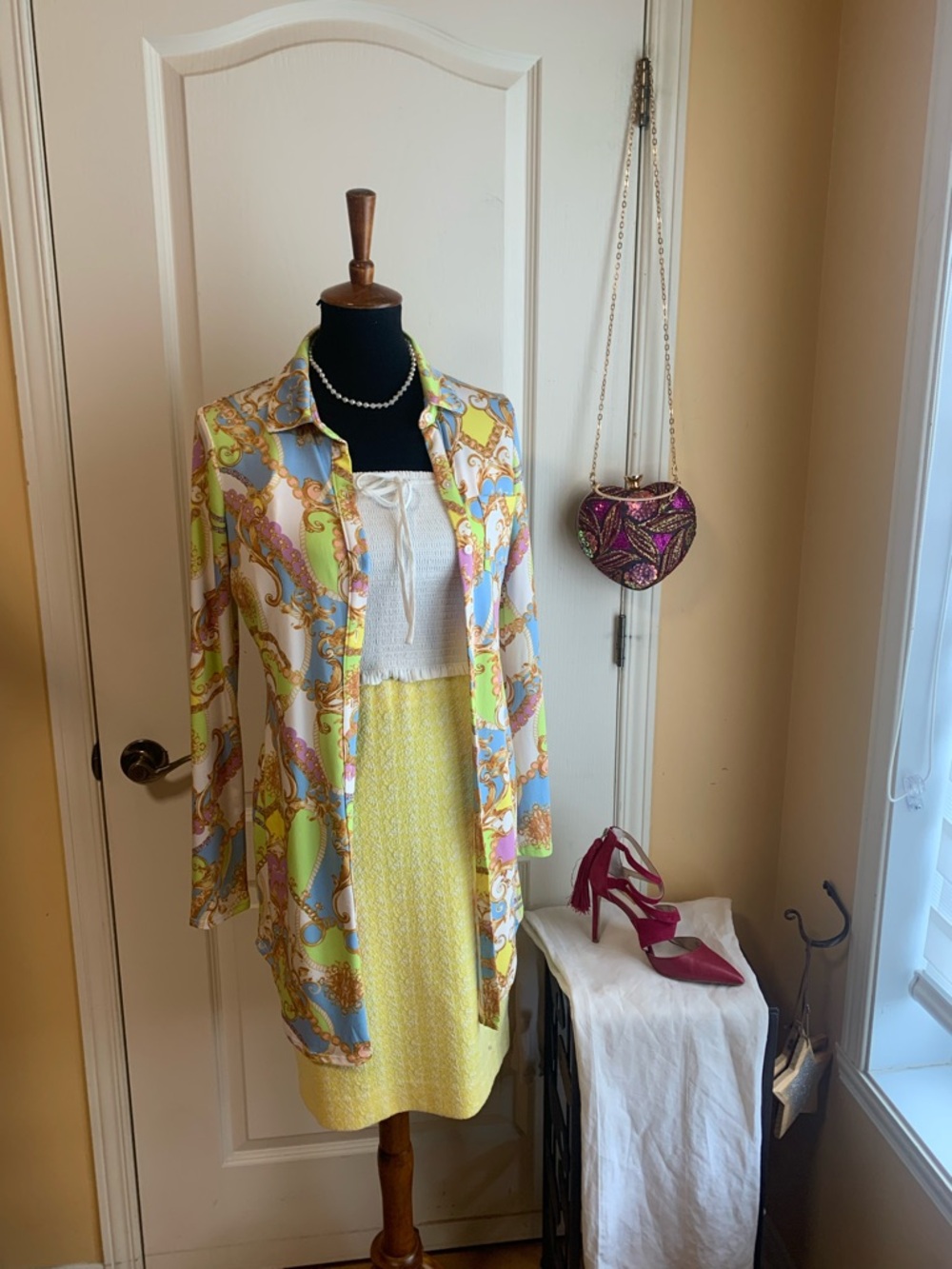 Julia by Love J Versailles pastel top dress tunic shirt